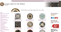 Desktop Screenshot of clocksaroundtheworld.com